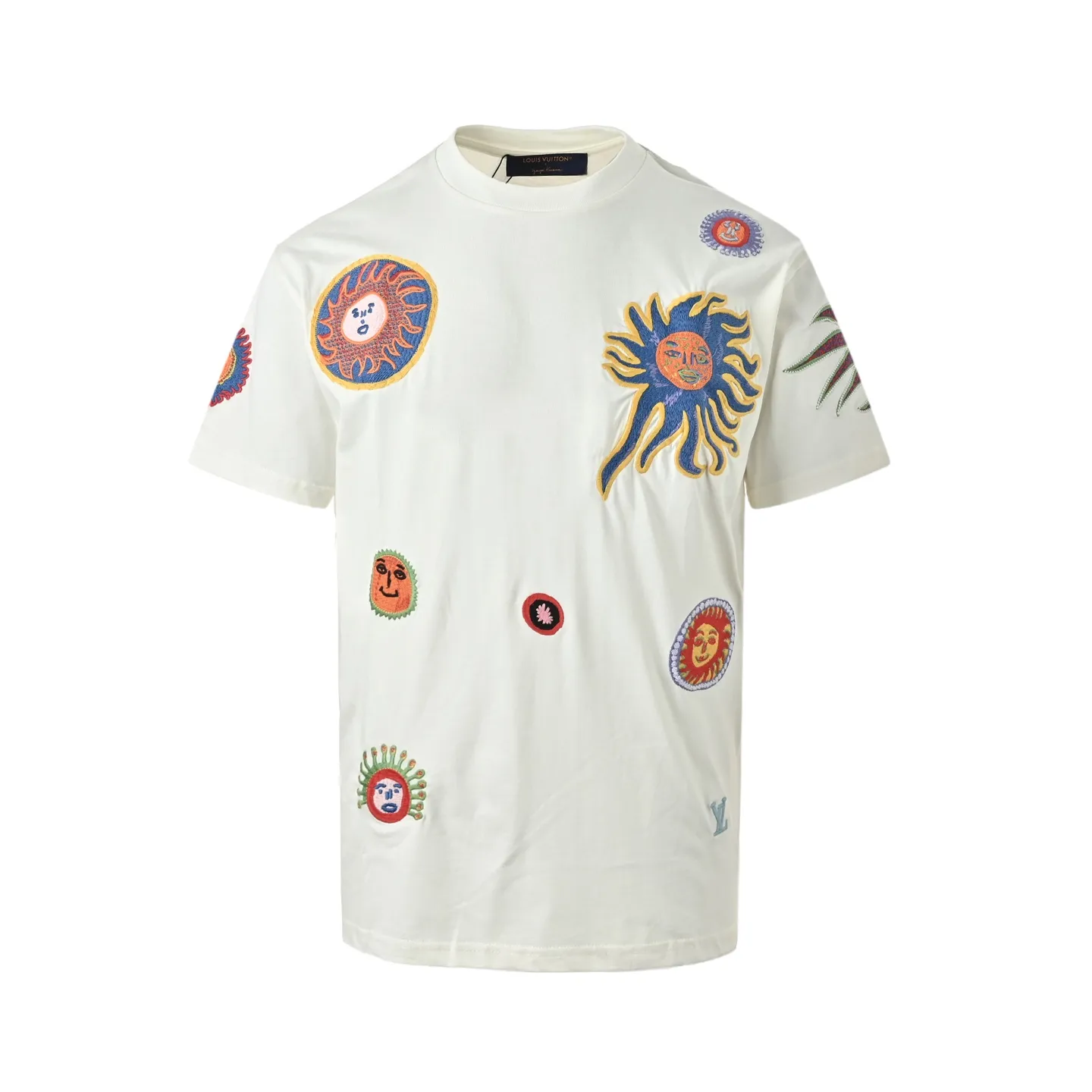 Louis Vuitton/Louis Vuitton sunflower embroidered short sleeves